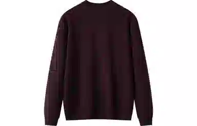 恒源祥 厚款半高领纯羊毛针织毛衣 男款