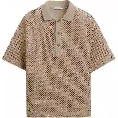 ZARA Polo Shirt Light Brown