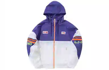 中国李宁 巴黎时装周走秀款 撞色拼接夹克 男款 拼色