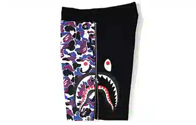 A BATHING APE Bape 13th Anniversary Camo Shorts Black