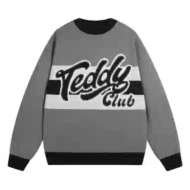 TeddyClub Retro Stripe Logo Sweater