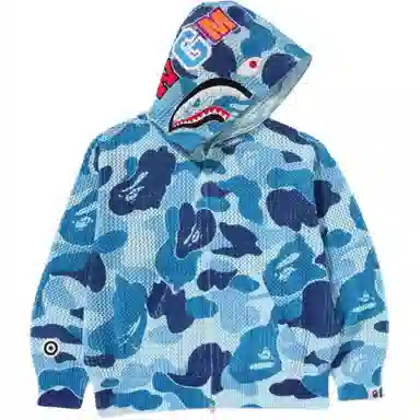 A BATHING APE ABC Camo Shark Hoodie