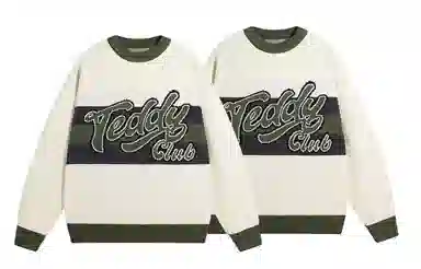 TeddyClub Retro Stripe Logo Sweater