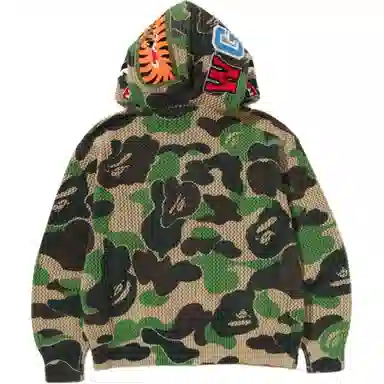A BATHING APE ABC Camo Shark Hoodie