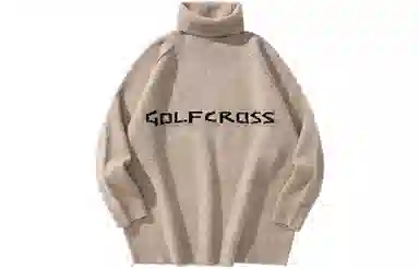 GOLFCROSS Color Dot Jacquard Knit Sweater