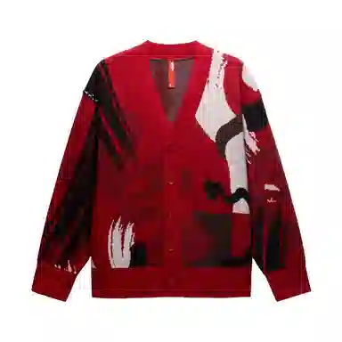 Bananain x Zhu Jingyi Red Plan Collection Cardigan