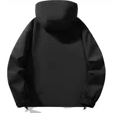 雅鹿优选  纯色连帽拉链  防水防风透气速干冲锋衣 男款