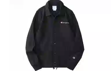 Champion Coach Jacket Black