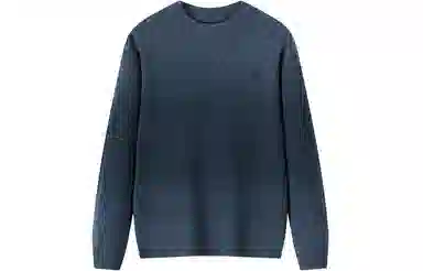 恒源祥 渐变色半高领针织毛衣 男款