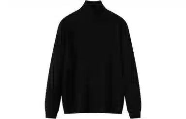 恒源祥 纯色高领针织毛衣 男款