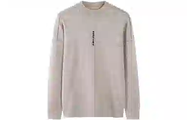 才子 半高领撞色提花长袖针织衫 男款