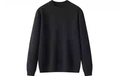 恒源祥 厚款半高领纯羊毛针织毛衣 男款