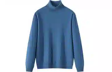 恒源祥 纯色高领套头长袖羊绒衫 男款