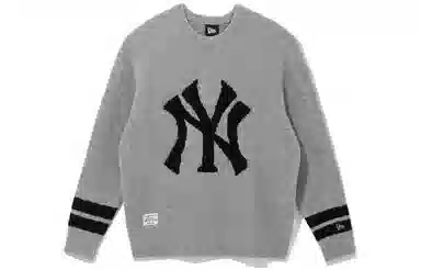 New Era x MLB Yankees Crewneck Sweater Grey