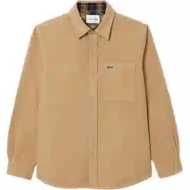 Lacoste Flannel Shirt Khaki