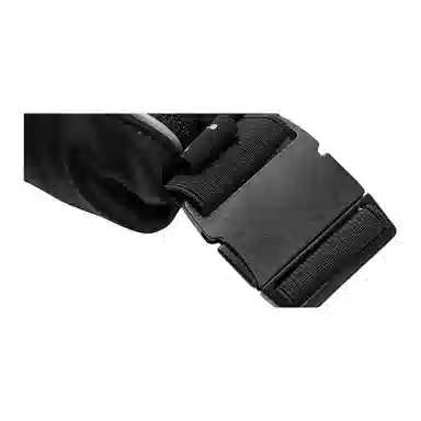 乔丹 飞影 时尚简约轻便专业收纳轻薄户外跑步 运动休闲 腰包 男女同款情侣款 黑色