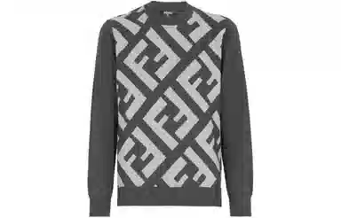 FENDI Grey Wool jumper