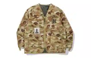 A BATHING APE x Alpha Industries Reversible Logo Jacket