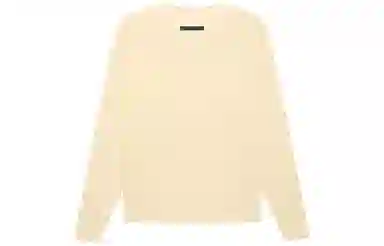 Fear of God Essentials FW21 Thermal Henley Ls ButtercreamCream T