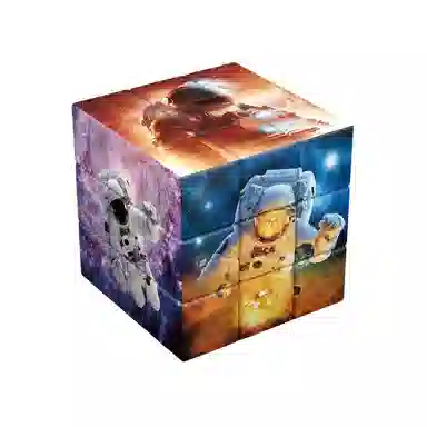 乐智由我 解压创意三阶魔方 星球宇航员航天员 早教益智玩具