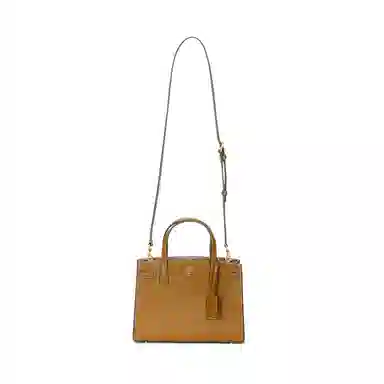 Tory Burch Robinson Small Satchel Brown