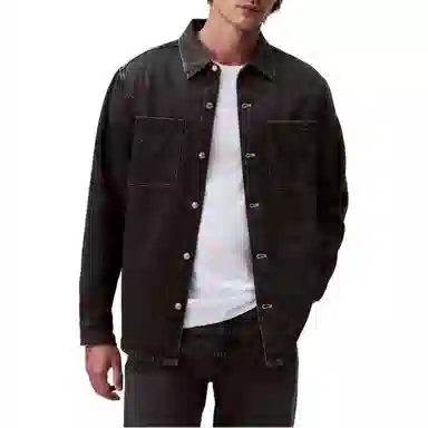 Calvin Klein Denim Jacket Black Mist