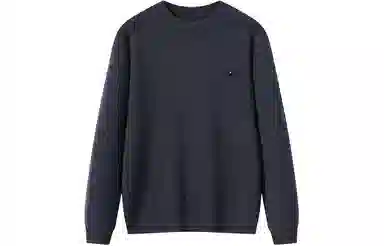 恒源祥 纯色半高领套头毛衣 男款