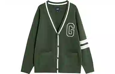 GAP Logo V-Neck Knit Sweater