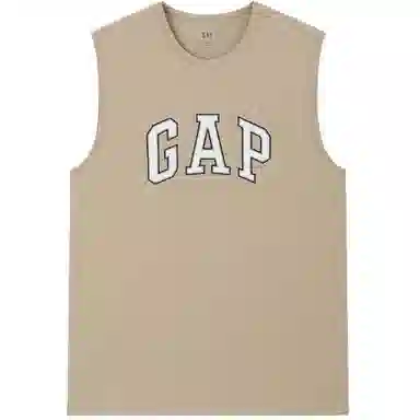 GAP Sleeveless Logo Tank White