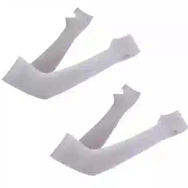 豹了个猫 冰丝凉感紫外线 套指护壁轻薄高弹舒适透气 聚酯纤维 防晒袖 男女同款情侣款