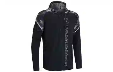 Under Armour RUSH Full-Zip Hoodie Black