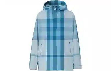 Burberry Hooded Jacket Light Blue