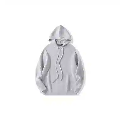 我是大卫 纯色慵懒风连帽韩版长袖针织衫 男女同款