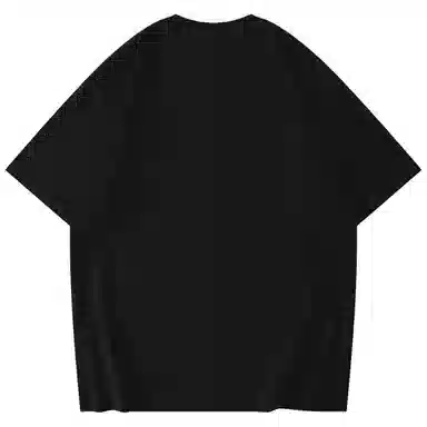 大卫贝肯 纯色宽松适中圆领短袖打底衣 男女同款