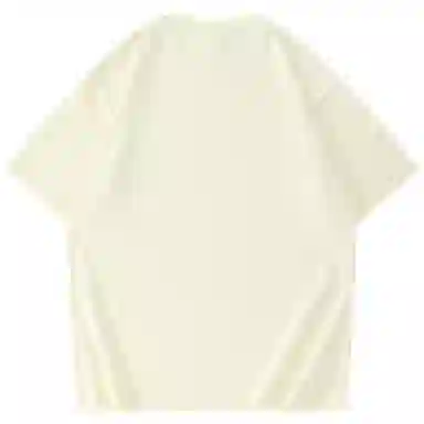 大卫贝肯 纯色宽松适中圆领短袖打底衣 男女同款