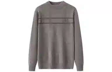 恒源祥 加厚半高领四平提花毛衣 男款