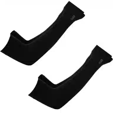 豹了个猫 冰丝凉感紫外线 套指护壁轻薄高弹舒适透气 聚酯纤维 防晒袖 男女同款情侣款