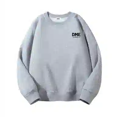 【dme】 潮酷美式高街校园款骷髅头手绘套头圆领保暖舒适柔软宽松时尚个性卫衣 男女同款