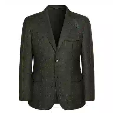 SKARO SKV1131 Deep Green Wool Blazer