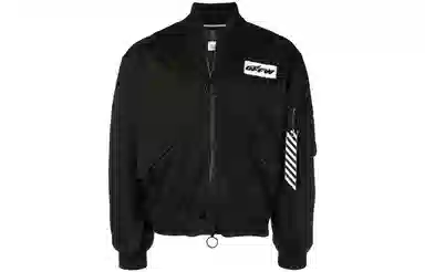OFF-WHITE SS20 Bomber Jacket Black