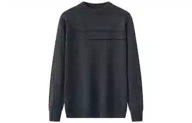 恒源祥 加厚半高领四平提花毛衣 男款