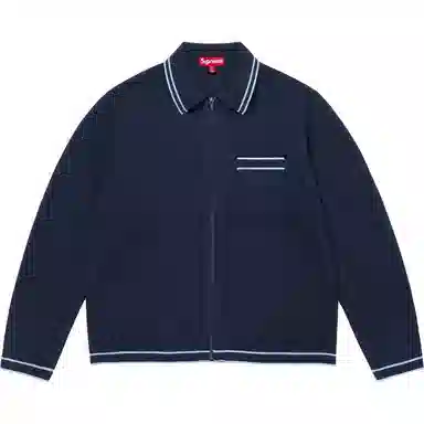 Supreme Zip Up Polo Sweater