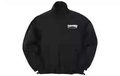 Thrasher Boyfriend Nylon Jacket Black