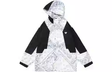 XXGOGO Paisley Patchwork Hooded Jacket