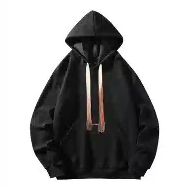 大卫贝肯 美式复古简约纯色渐变帽绳设计宽松舒适百搭连帽重磅长袖卫衣 男女同款