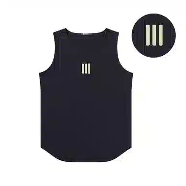 乱步 纯棉宽松简约时尚百搭休闲背心 男女同款