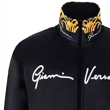 Versace Logo Print Jacket