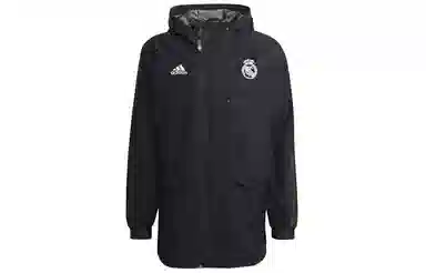 adidas Real Madrid Hoodie Jacket Black
