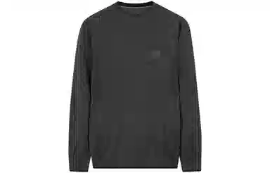 才子 圆领拼接套头修身毛衣 男款