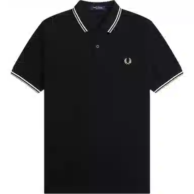 Fred Perry Logo Polo Black